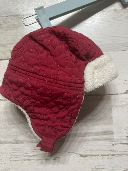 Size 18/24m Old Navy Heart Print Fleece Lined Hat - Play Condition