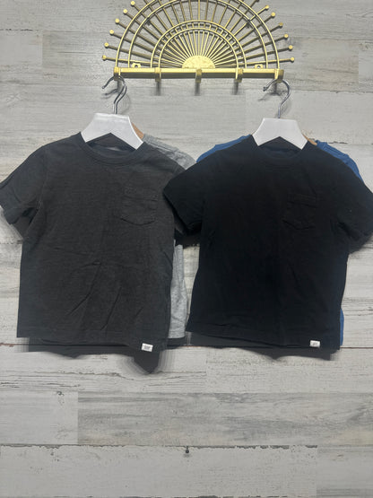 Size 3t Solid Color Shirt Lot (5 Pieces) - Very Good Used Condition