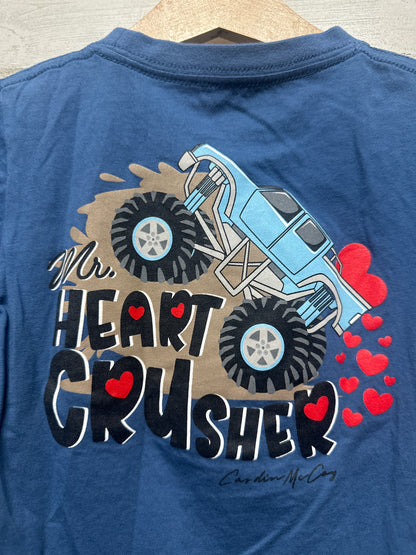 Boys Size 2-3 XXS Cardin McCoy Heart Crusher Pocket Tee -Very Good Used Condition
