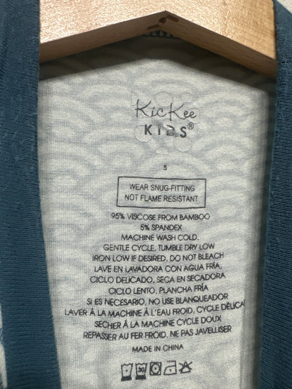 Size 5 Kickee Pants Bamboo Pajama Set - Good Used Condition*