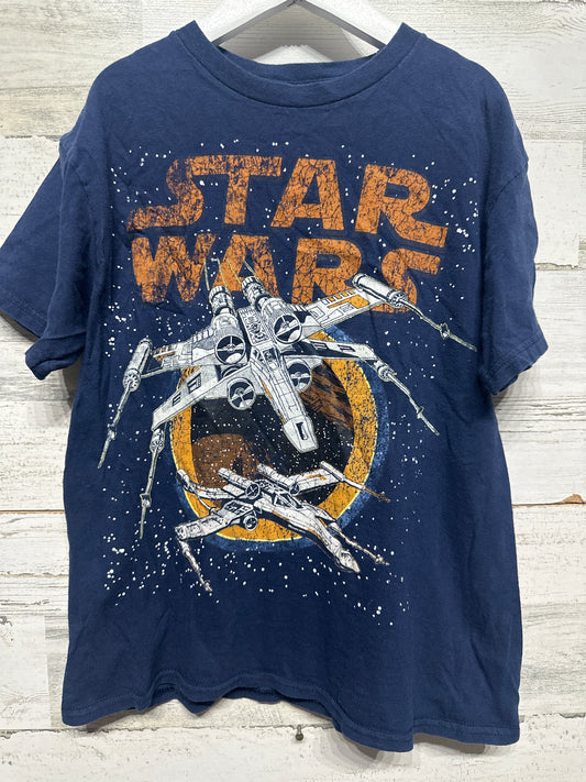 Boys Size 8-10 Medium Star Wars Shirt - Very Good Used Condition