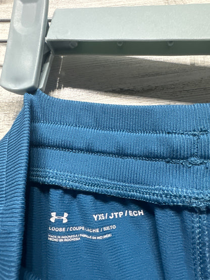 Under Armour Boys YXS Pants Blue Coral VGUC