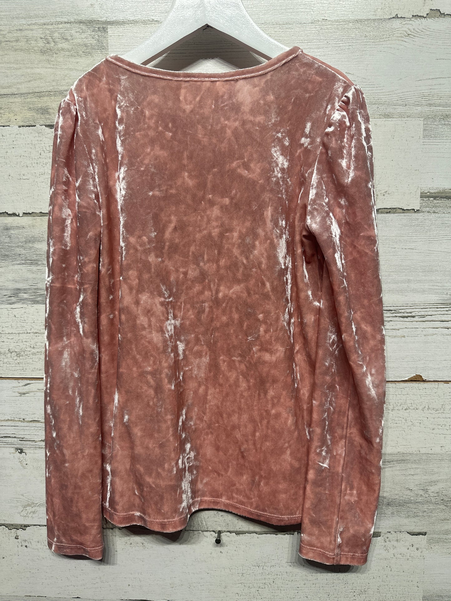 Crushed Velvet H&M Long Sleeve Shirt - Girls Size 8-10 - Very Good Used Condition
