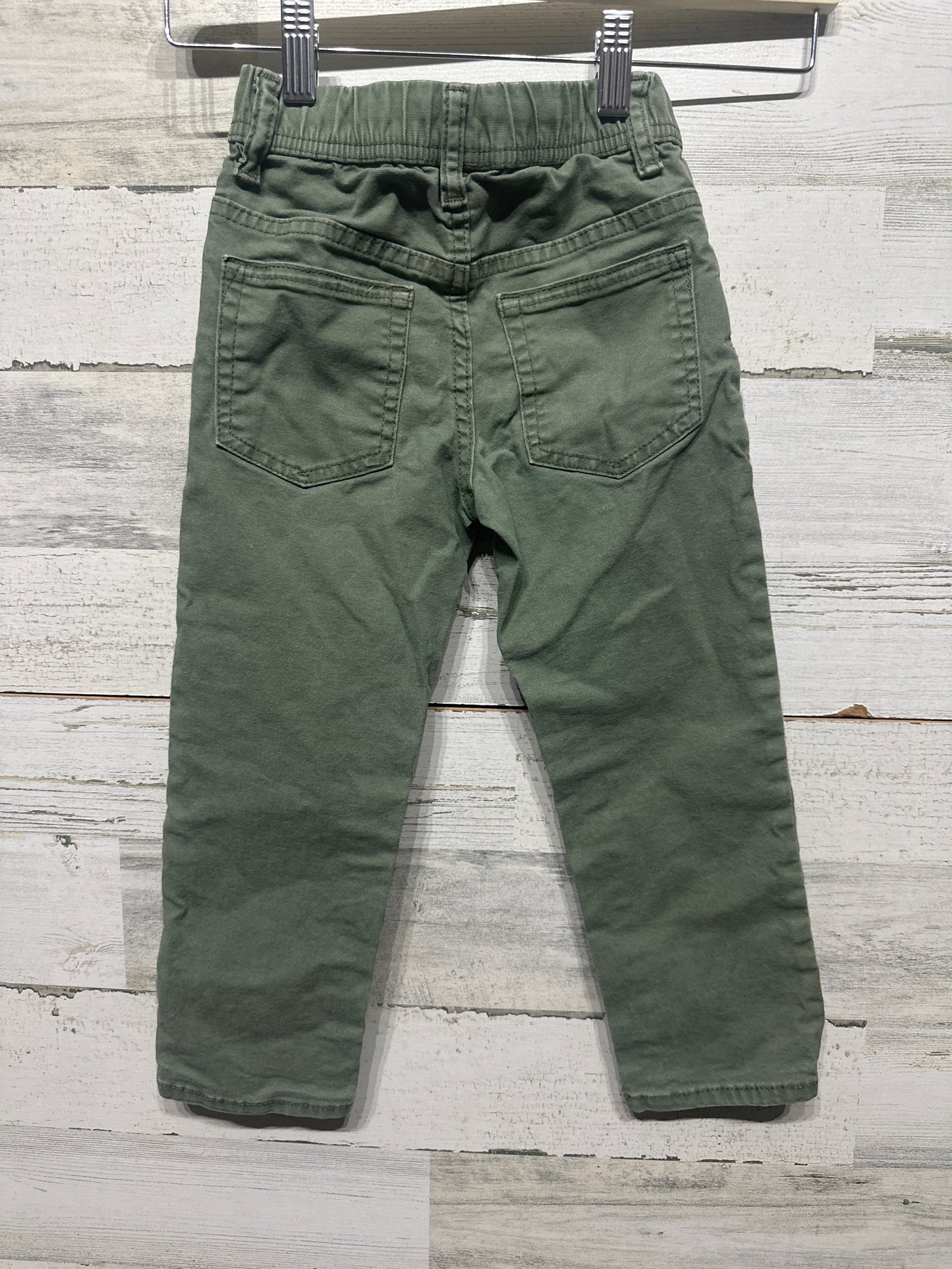 Boys Preowned Size 4 Years Gap Olive Pants - Very Good Used Condition