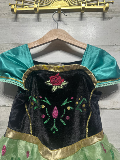 Girls Anna Frozen Costume Dress Girls 5T (120) - Play Condition