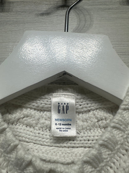 Size 6-12m Baby Gap Cardigan Sweater - Very Good Used Condition