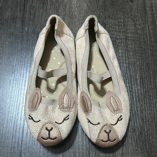 Girls Size 12 Cat and Jack flats - shoes - good used condition