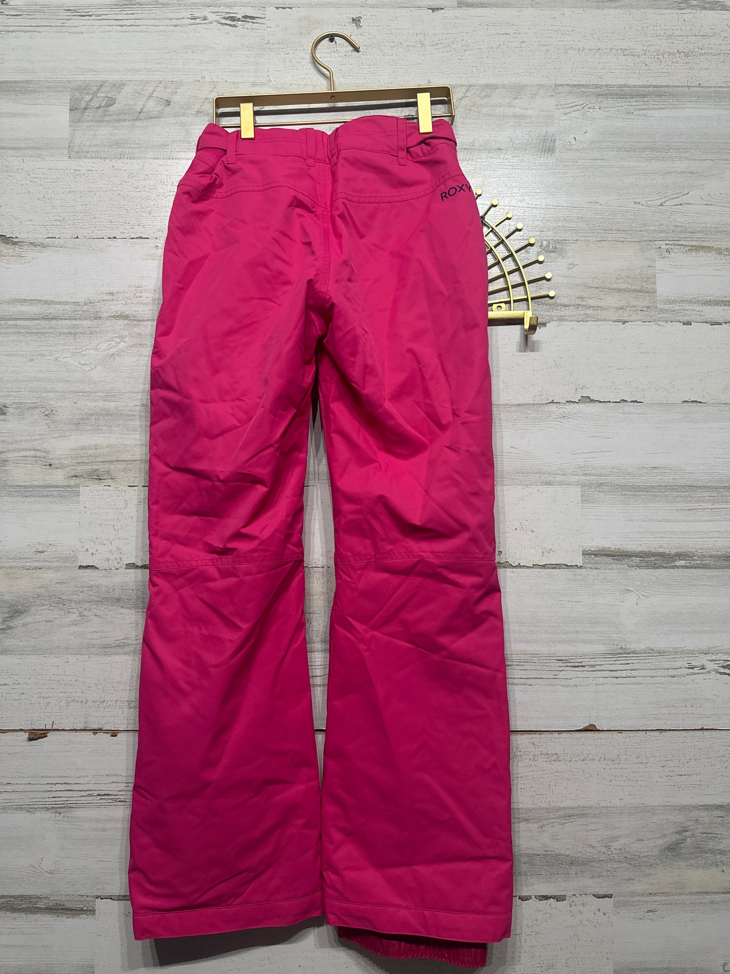 Girls Preowned Size 14 XL Roxy Pink Snow Pants - Very Good Used Condition