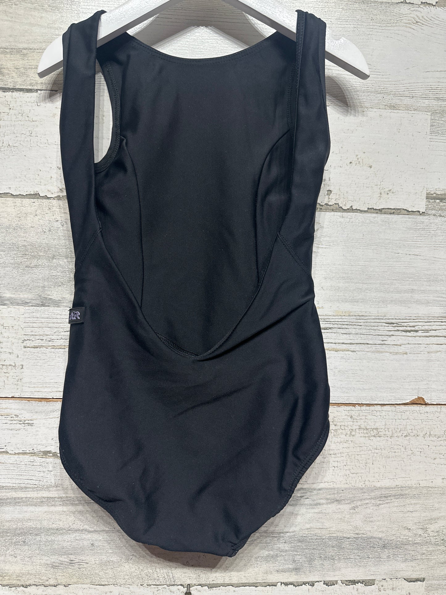 Girls Size Child’s Large ( 8-10 ) Tiger Friday Black Leotard - Very Good Used Condition