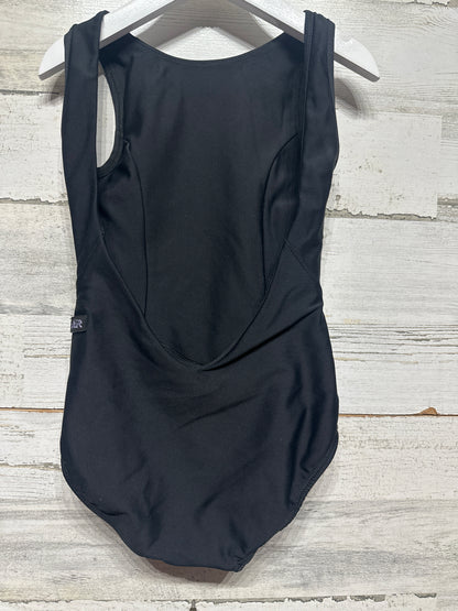Girls Size Child’s Large ( 8-10 ) Tiger Friday Black Leotard - Very Good Used Condition