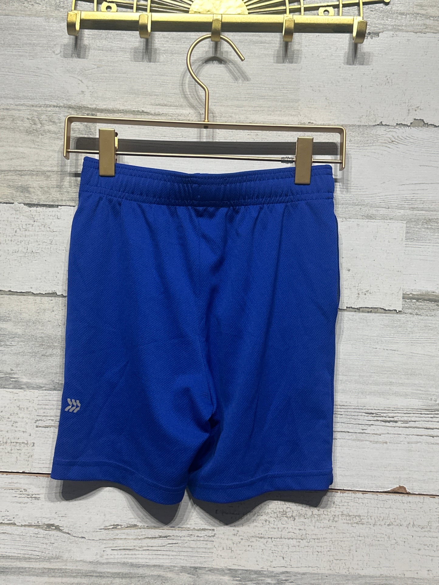 Preowned Boys Size 6-7 Small All in Motion Blue Athletic Shorts - Good Used Condition