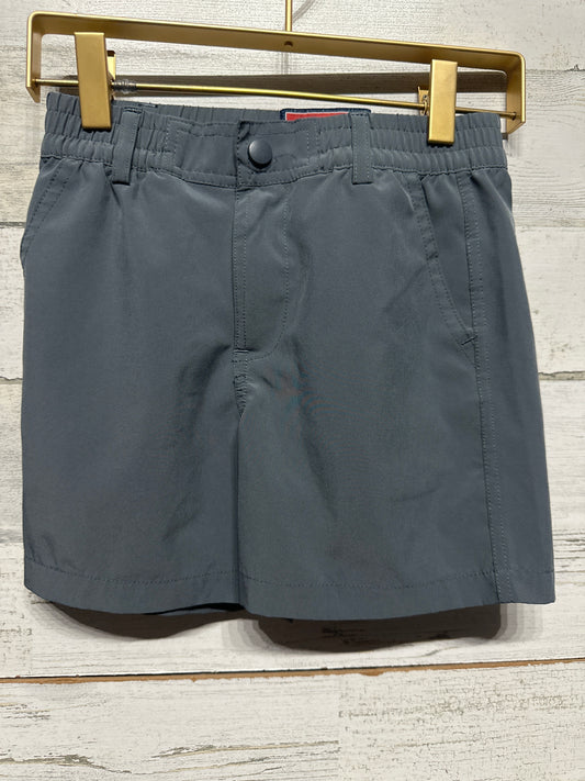 Burlebo Gray Quick Dry Shorts - Boys Size Small 5-6 - Very Good Used Condition