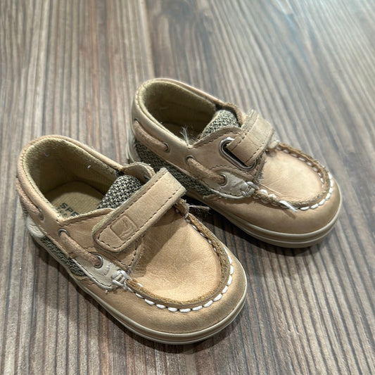 Boys Size 2M Sperry Bluefish Shoes - Good Used Condition