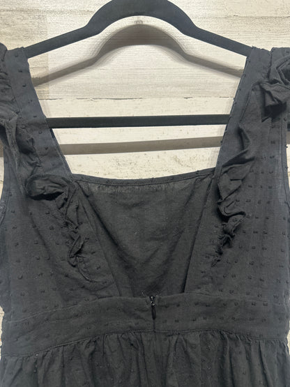 Women’s Medium SHEIN Black Swiss Dot Cotton Dress - Very Good Used Condition