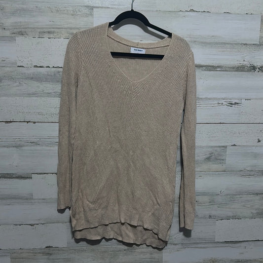 Women’s Size Medium Old Navy tan sweater tunic - good used condition