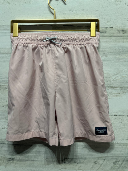 Boys Size 9/10 Abercrombie Kids Pink Swim Trunks - Good Used Condition