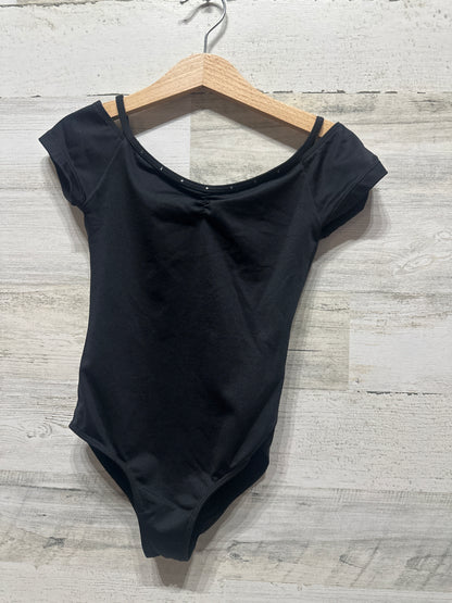 Girls Size 8-10 Bloch Black Leotard - Very Good Used Condition