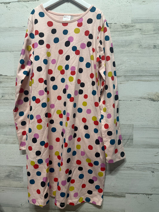 Girls Size 12 (150 cm) Hanna Andersson Polka Dot Dress With Pockets - Very Good Used Condition