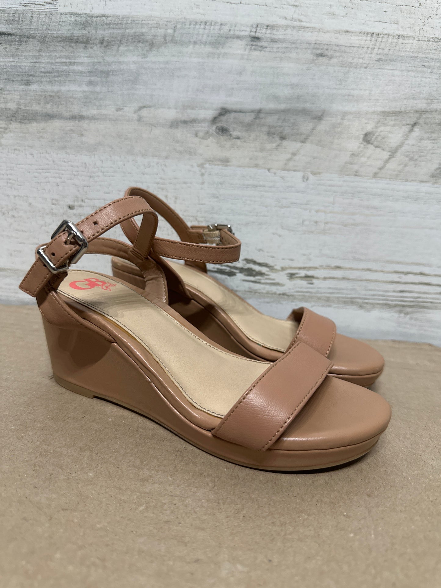 Size 2 (Youth) GB Girls Wedge Sandals - Good Used Condition*