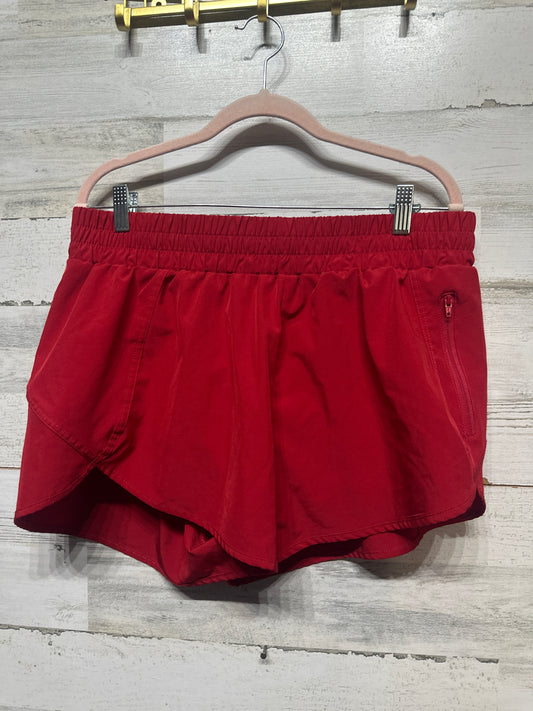 Women's Size XL Red Lined Athletic Shorts - Very Good Used Condition
