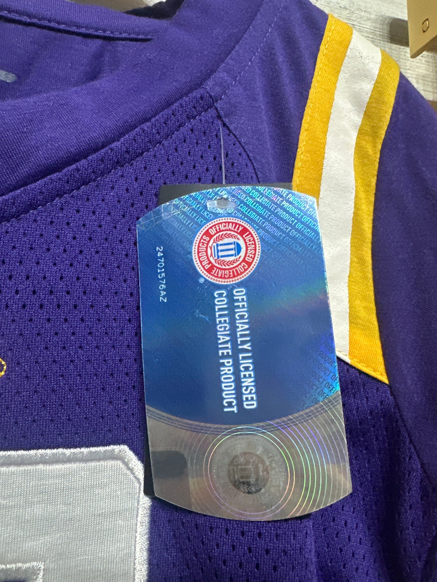 Boys 5t Fast Asleep Official Collegiate LSU Pajama Set - New With Tags