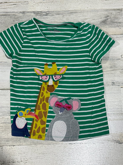 Mini Boden Striped Applique Tee - Girls Size 8-9 Years - Good Used Condition*