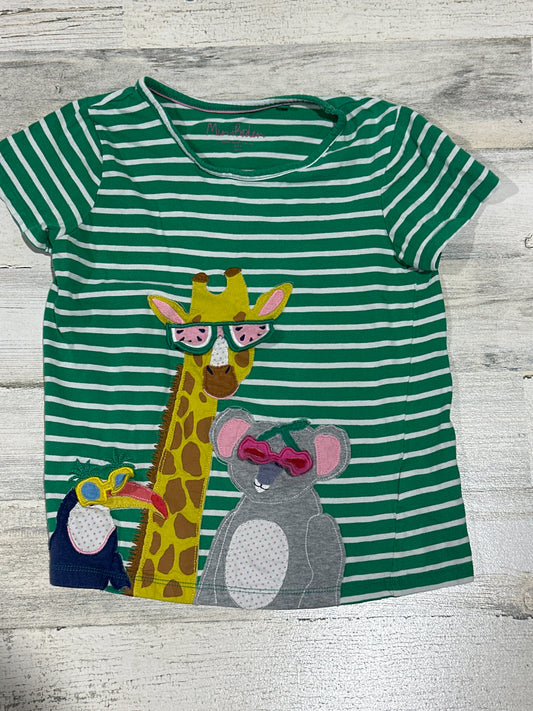 Mini Boden Striped Applique Tee - Girls Size 8-9 Years - Good Used Condition*