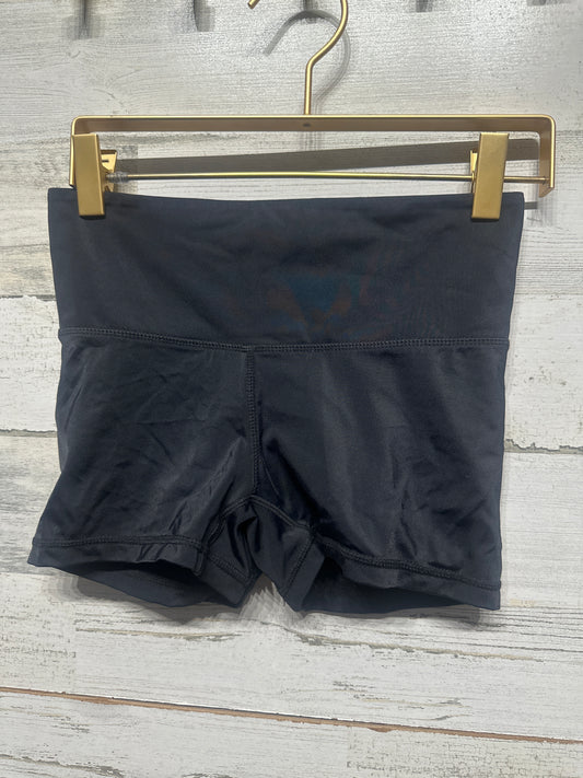 Girls Size Medium Child Balera Black Dance Shorts - Very Good Used Condition