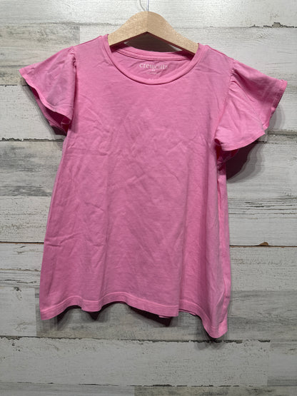 Girls Preowned Size 8-9 Medium Crewcuts Pink Shirt - Very Good Used Condition