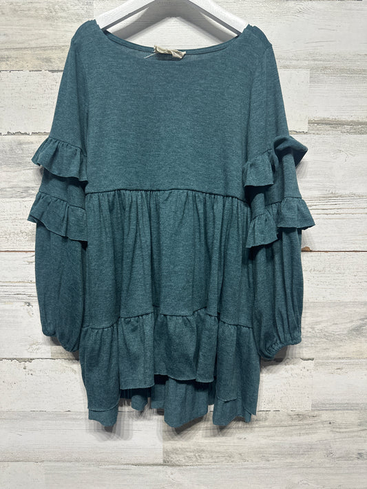 Size 6 MiaJoy by JoyFolie Ruffled Tunic - Very Good Used Condition