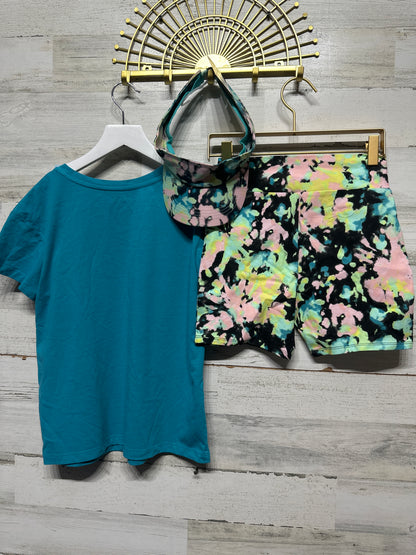 Size 10/12 Large Art Class/Cat and Jack Outfit and Visor Set (3 Pieces) - New With Tags