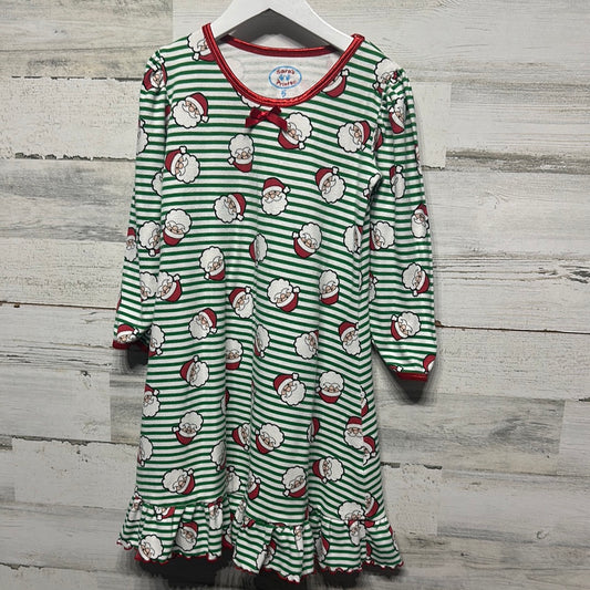 Girls Size 5 Sara's Prints Santa Gown - Play Condition