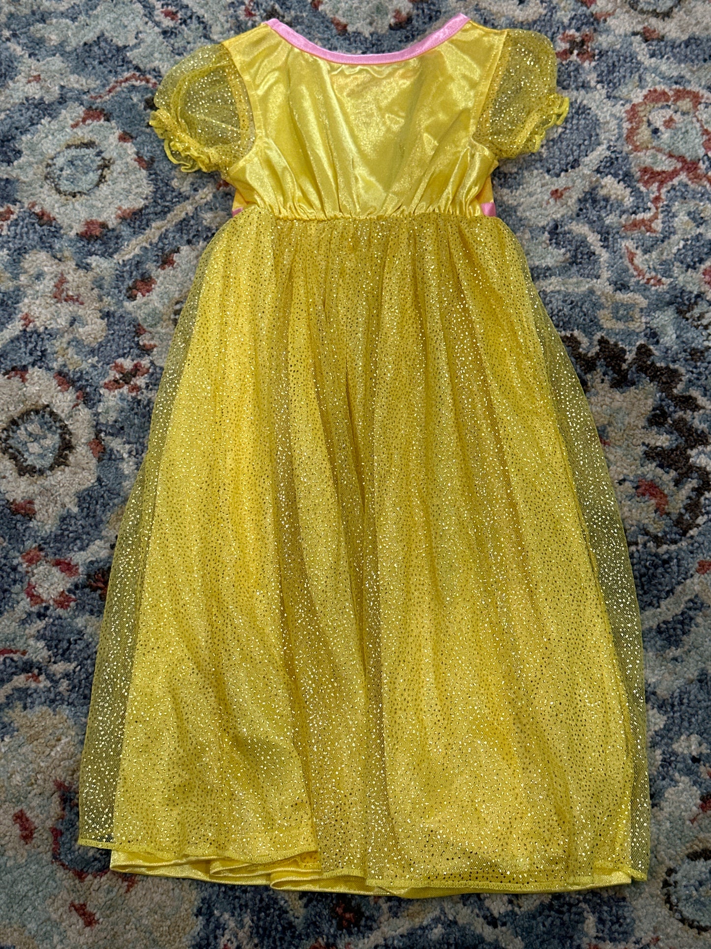 Disney Princess Beauty and the Beast Belle Nightgown Girls 2T VGUC