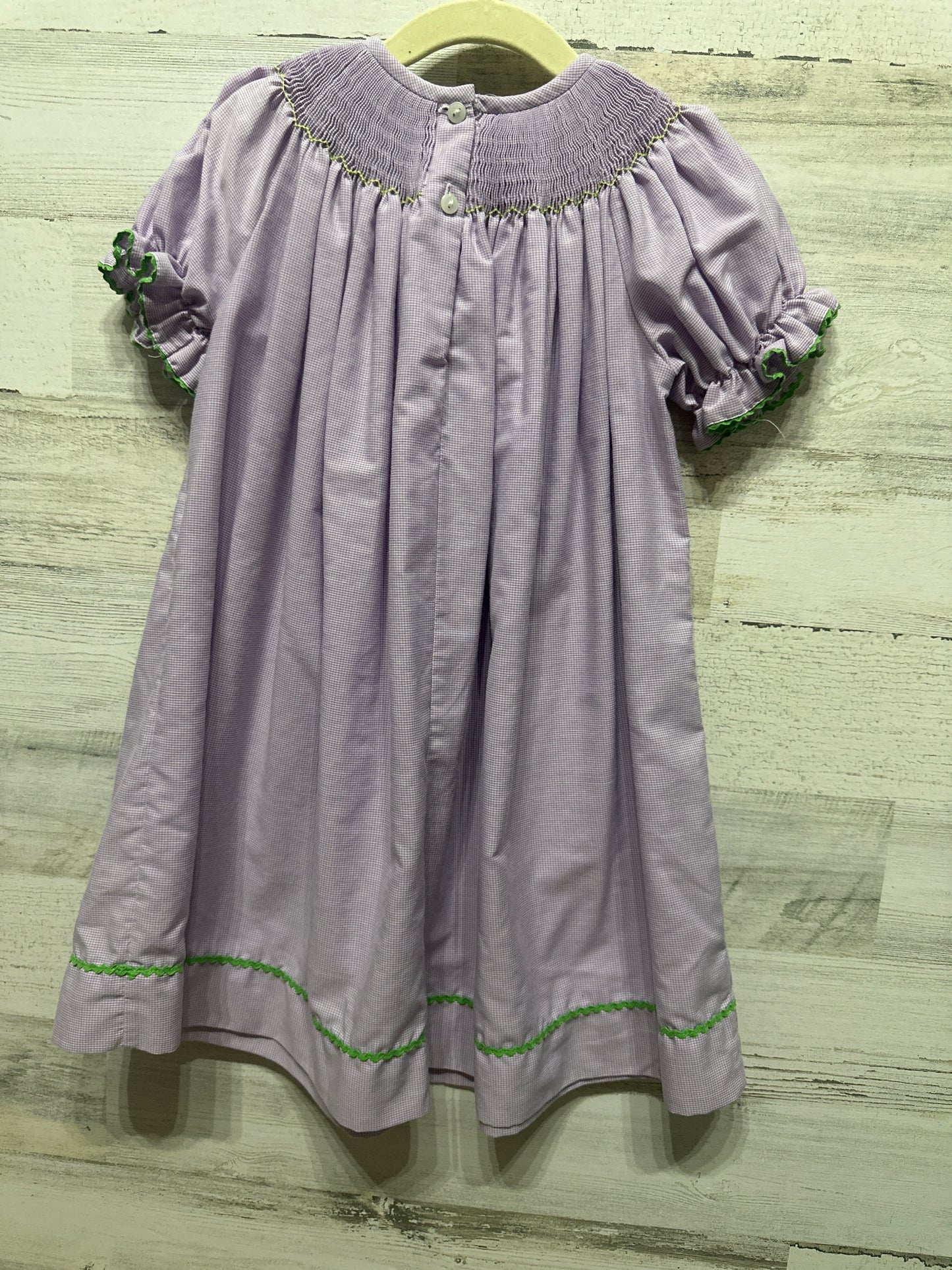 Girls Size 2t Southern Sunshine Smocked Super Heroes Dress - Very Good Used Condition