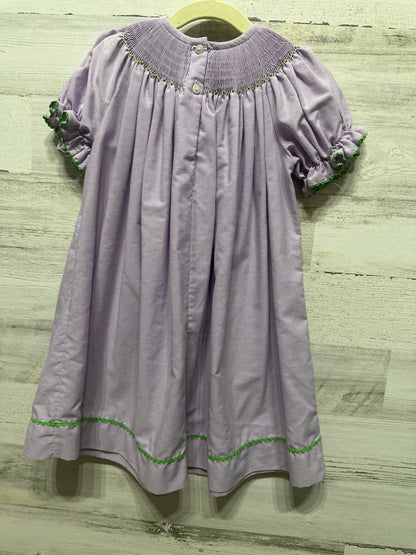 Girls Size 2t Southern Sunshine Smocked Super Heroes Dress - Very Good Used Condition