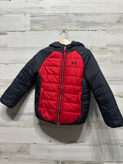 Boys Size 4t Loose Under Armour Cold Gear Coat - Very Good Used Condition