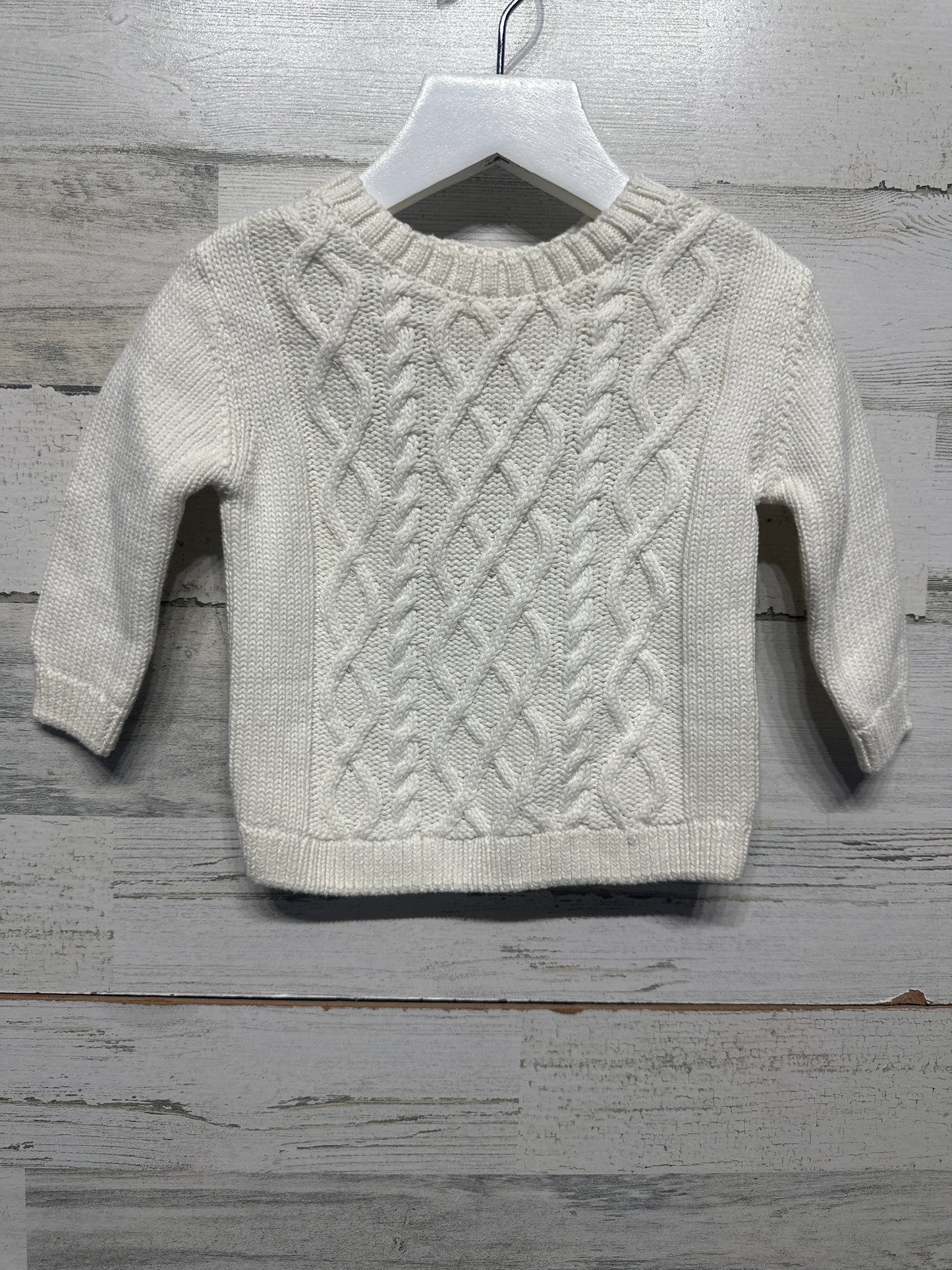 Size 9m Carter's Cream Sweater - Very Good Used Condition