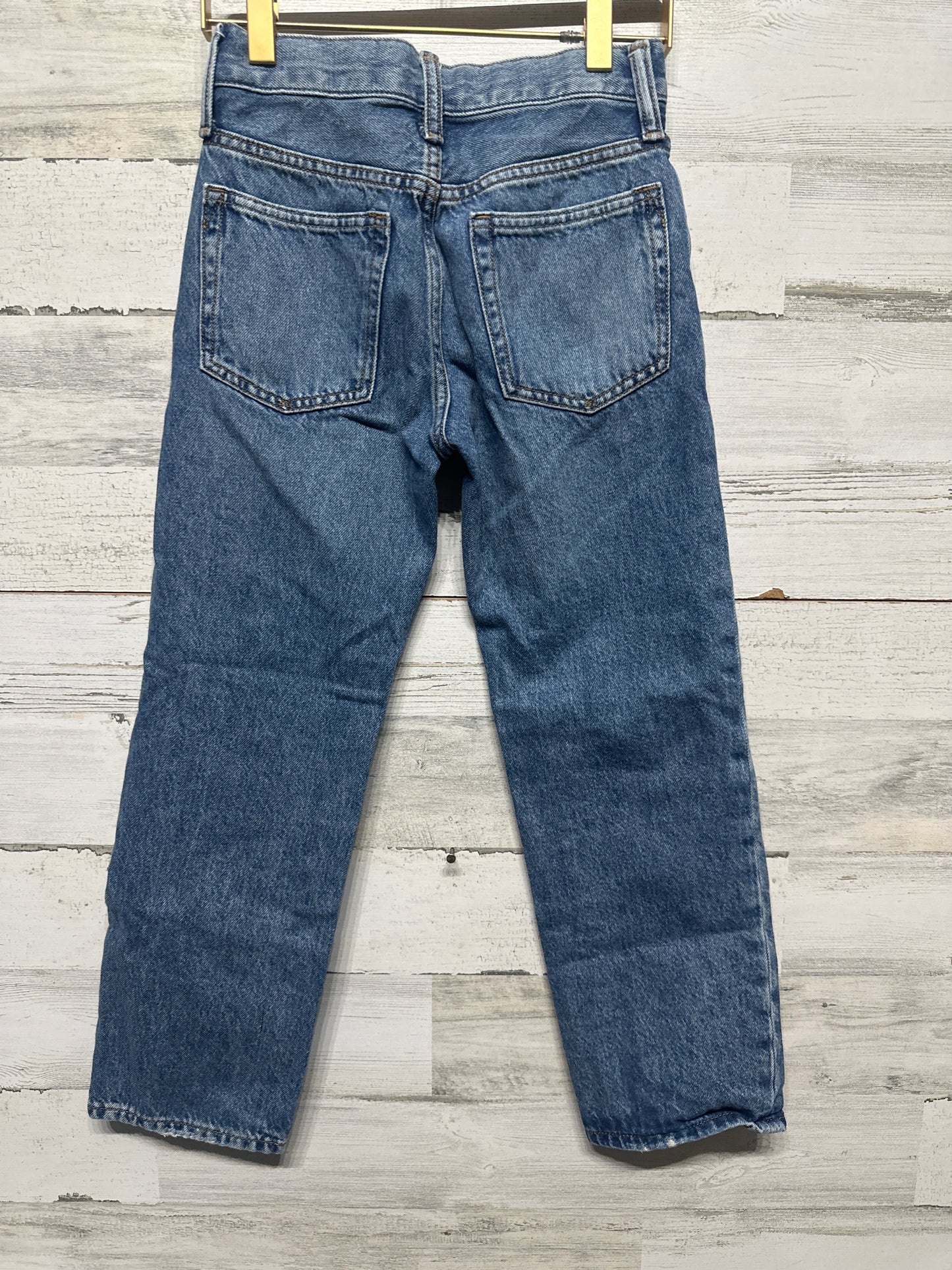 Boys Size 8 Gap Distressed 90s Original Straight Adjustable Waist Jeans - Very Good Used Condition