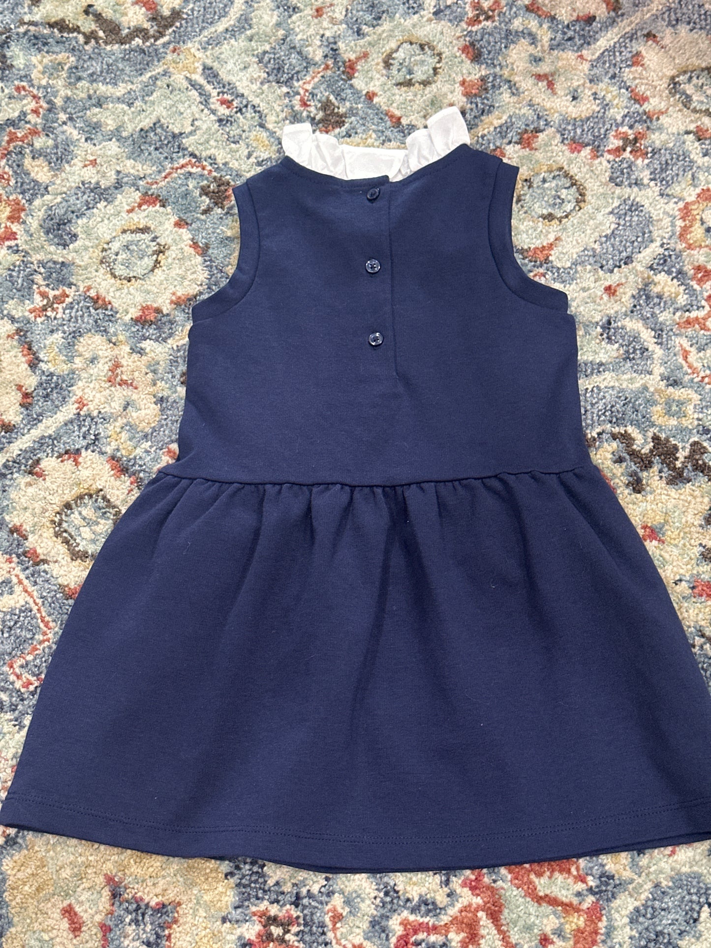 Janie and Jack Navy Dress Girls 2T VGUC