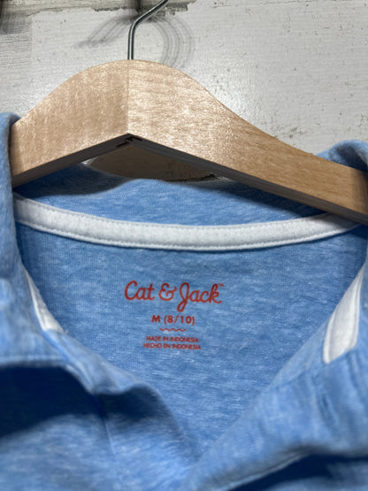 Boys Size 8/10 Medium Cat and Jack Polo Shirt Lot (2 Pieces)  - Very Good Used Condition