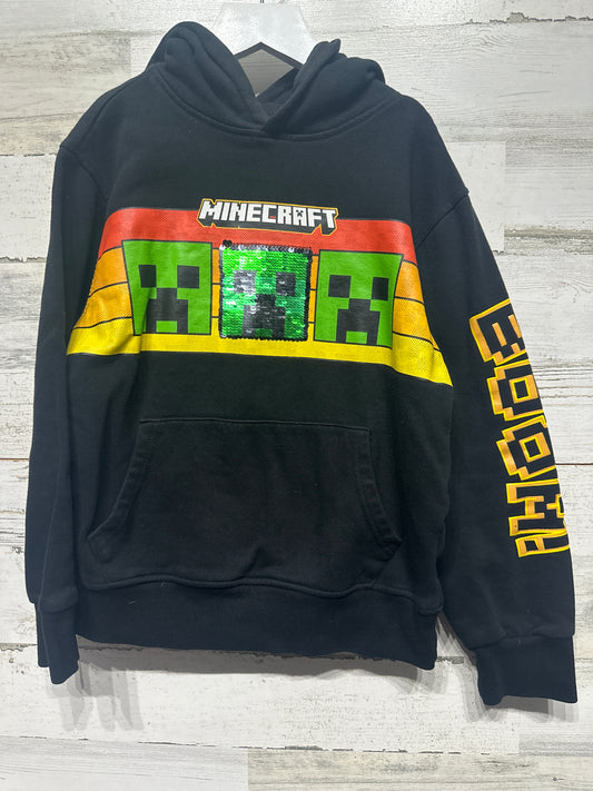 Size 7/8 Medium Minecraft Flip Sequin Hoodie - Good Used Condition