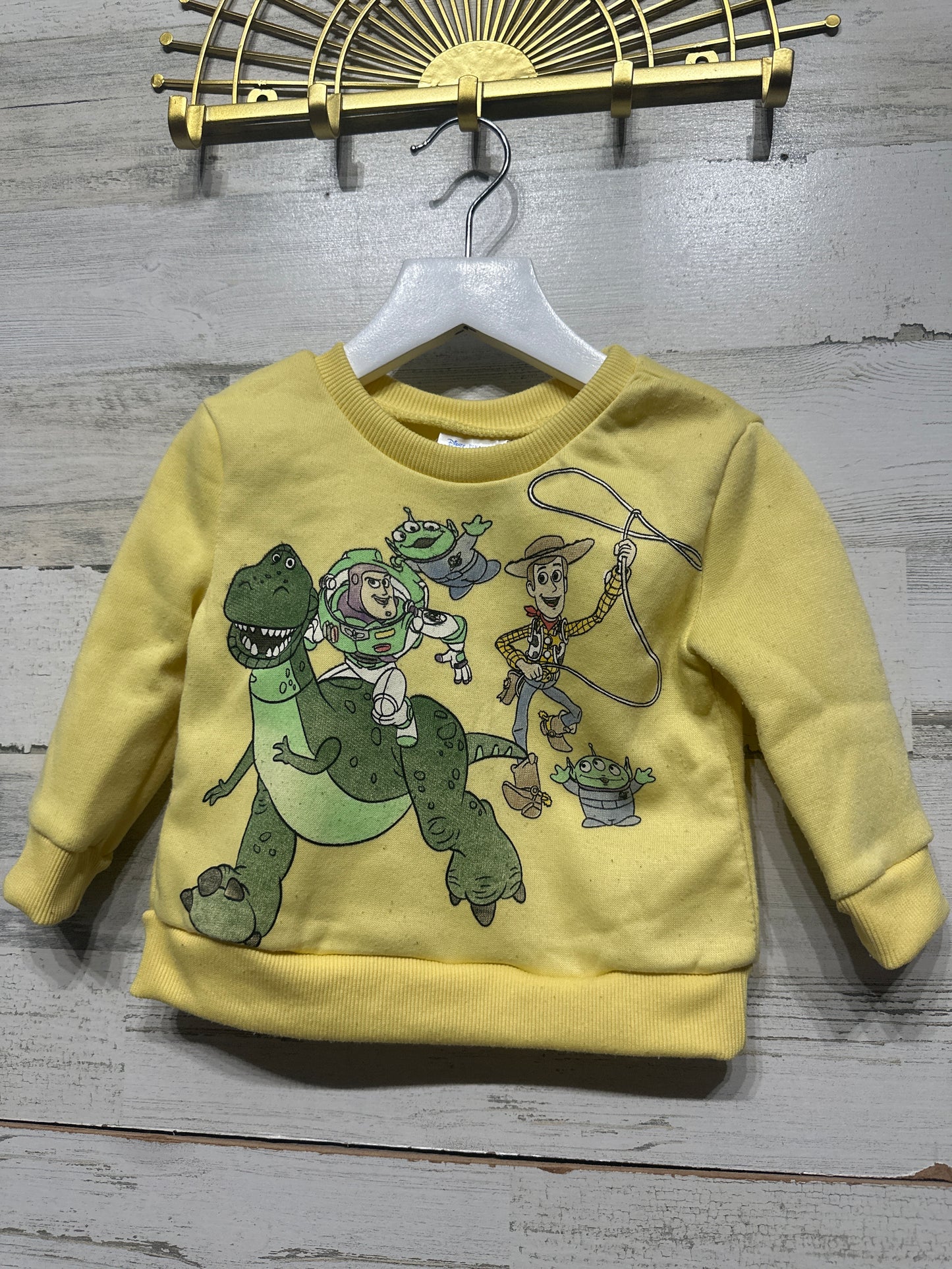 Boys Preowned Size 18m Disney Pixar Toy Story Sweatshirt - Good Used Condition*