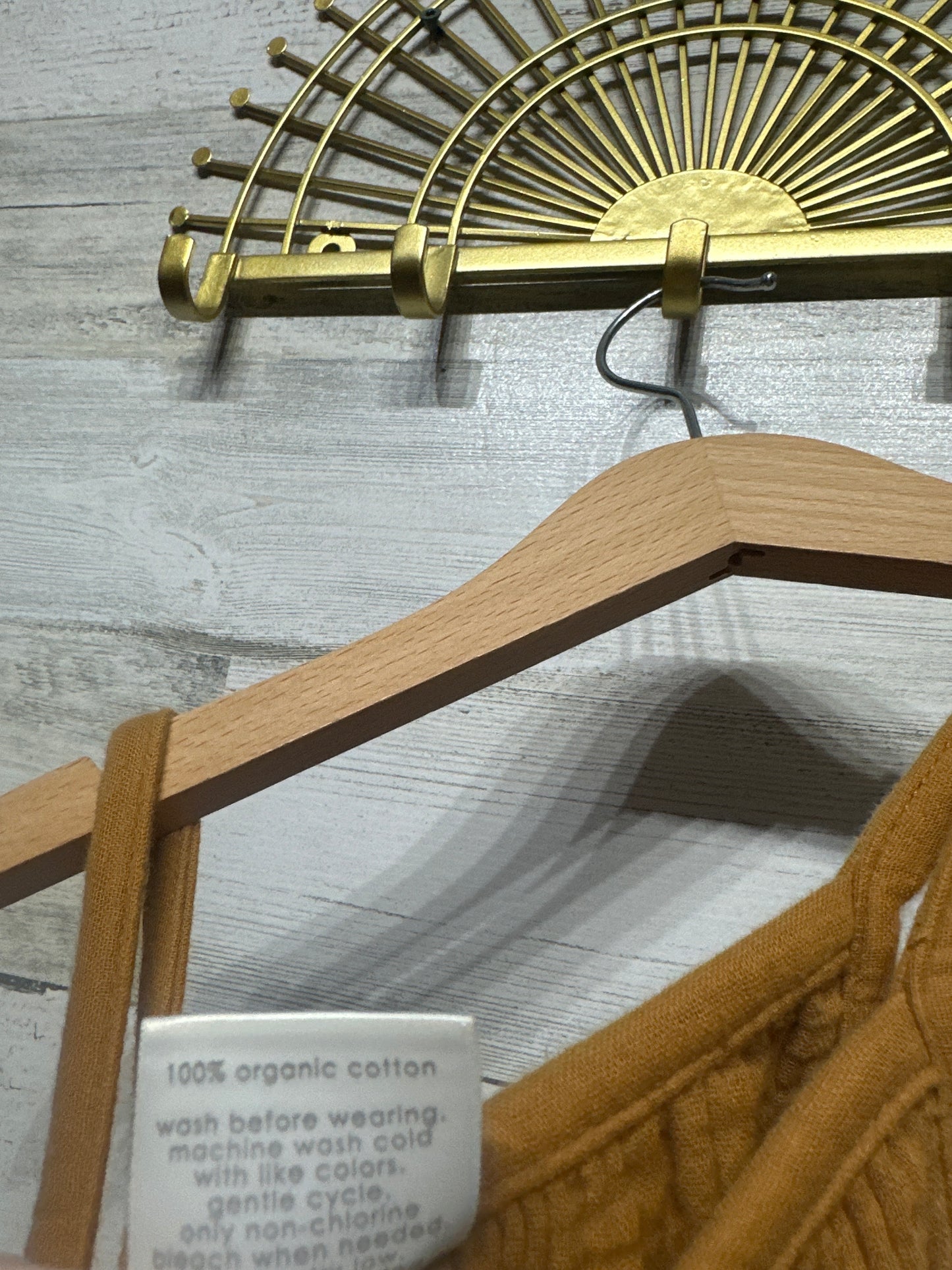 Little Co Girls Size 7 Organic Cotton Dress VGUC