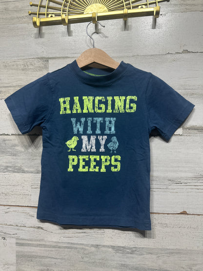 Boys Preowned Size 3t Carter’s Hanging with My Peeps T-Shirt - Very Good Used Condition