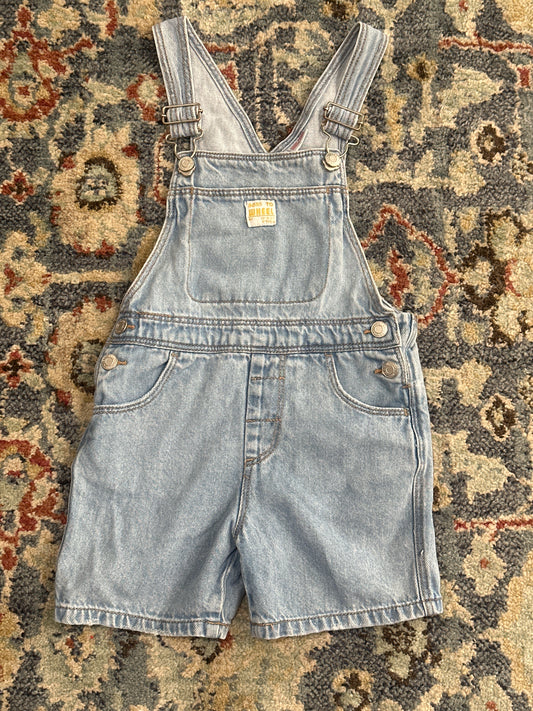 Zara Size 3 Years Denim Short Overalls VGUC