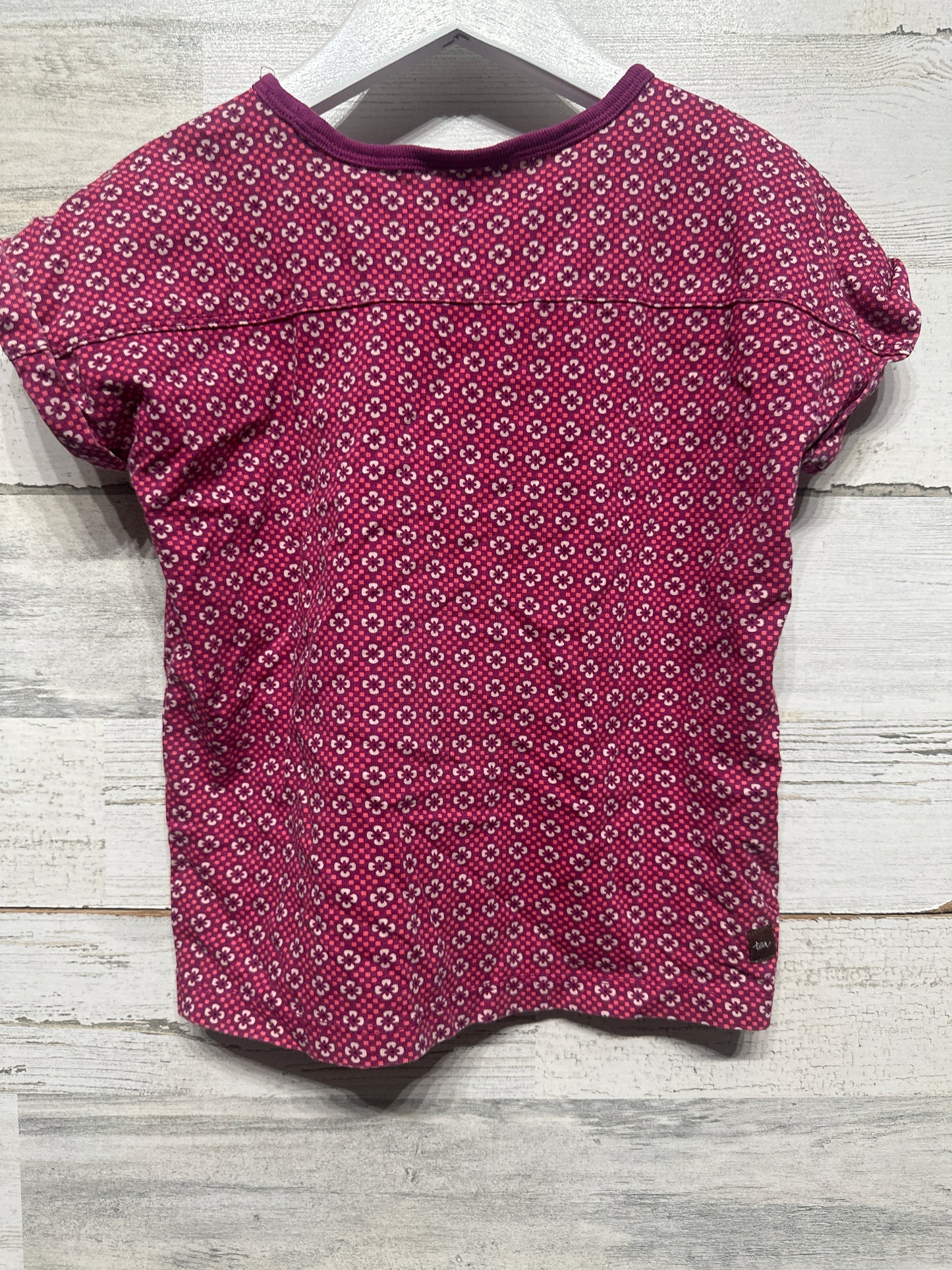 Girls Size 5 Tea Collection Floral Pattern Shirt - Good Used Condition