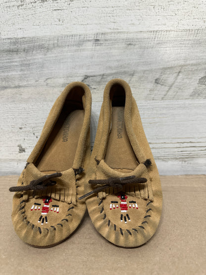 Size 2 (Youth)Minnetonka Beaded Thunderbird Moccasins - Good Used Condition*