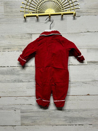 Boys Size 3m Little Planet Red Coverall - Good Used Condition