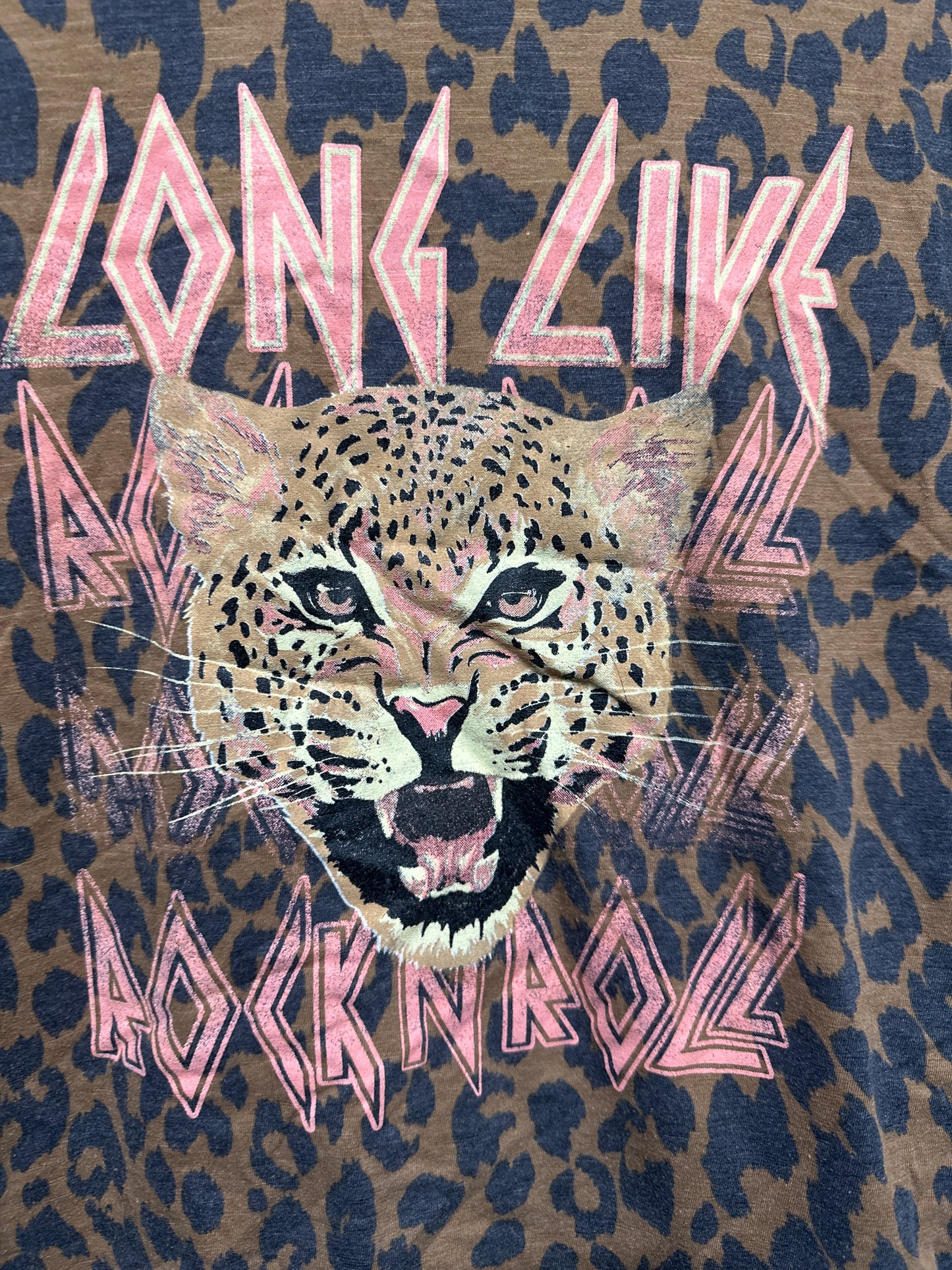 Women’s Small Gaudie Long Live Rock and Roll Shirt - Very Good Used Condition