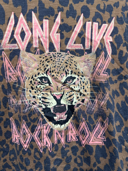 Women’s Small Gaudie Long Live Rock and Roll Shirt - Very Good Used Condition